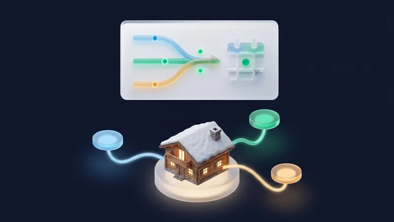 Une interface de gestion synchronise 3 plateformes de réservation vers un calendrier centralisé.